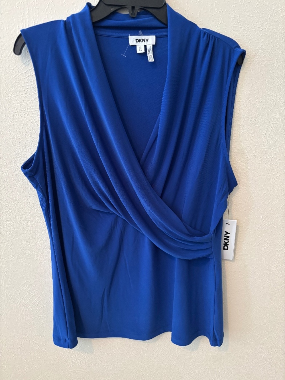 DKNY Royal Blue Blouse - Size XL